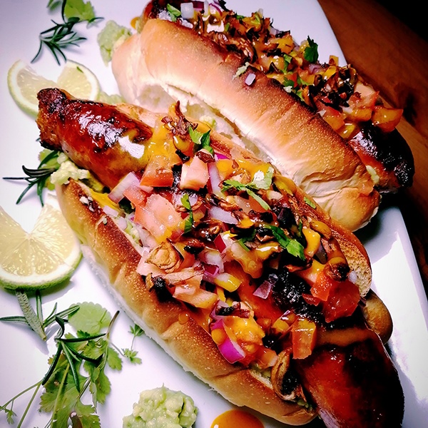 Loaded Chorizo Hot Dogs